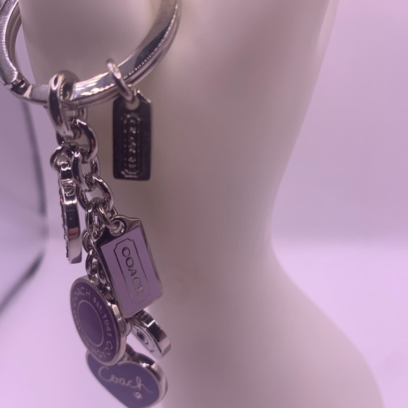 New Coach Purple Heart Keychains - Picture 8 of 8